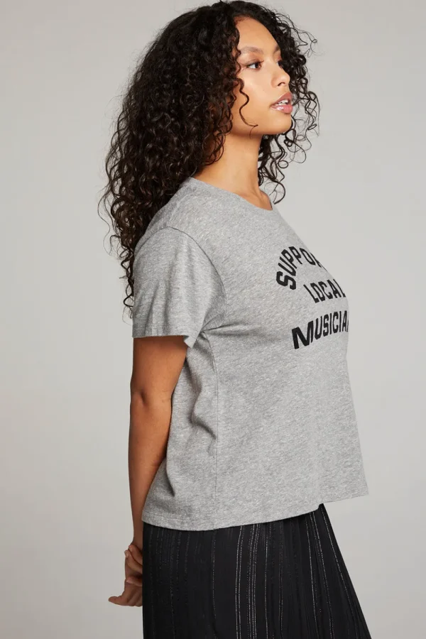 Online Support Local Musicians Tee Women Loungewear | Graphics