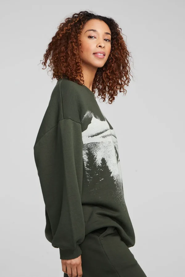 Flash Sale Tahoe Ski Slope Zuma Cotton Pullover Women Outerwear | Loungewear