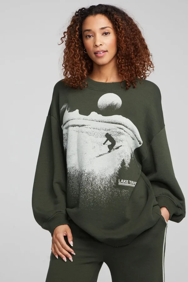 Flash Sale Tahoe Ski Slope Zuma Cotton Pullover Women Outerwear | Loungewear