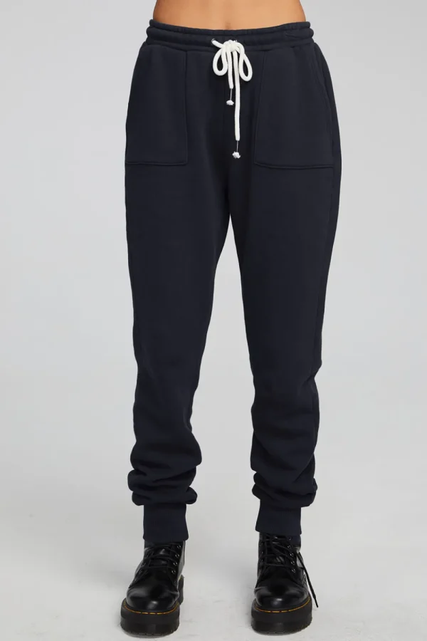 Clearance Tessa Shadow Black Jogger Women Loungewear | Bottoms