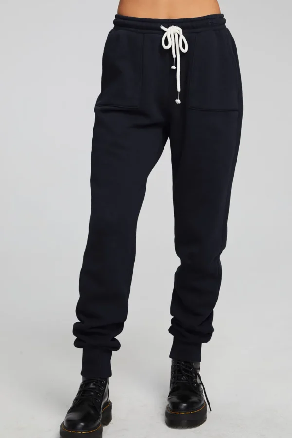 Clearance Tessa Shadow Black Jogger Women Loungewear | Bottoms