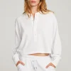 Best Sale Thayne White Long Sleeve Women Loungewear | Tops