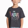 Outlet The Beatles Rainbow Logo Girls Tee Women/Kids Girls | Music