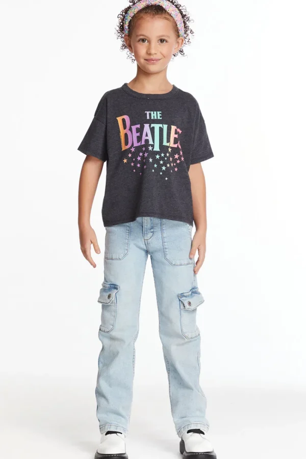 Outlet The Beatles Rainbow Logo Girls Tee Women/Kids Girls | Music