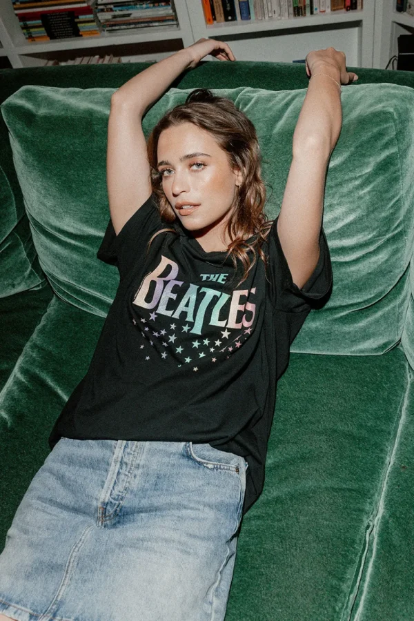 Online The Beatles Rainbow Tee Women Loungewear | Music