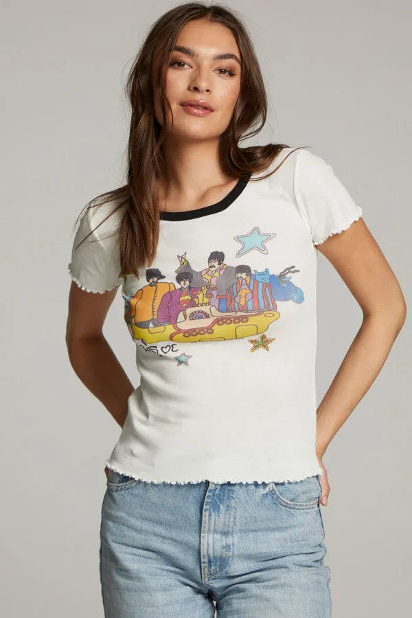 Cheap The Beatles Yellow Submarine Tee Women Loungewear | Graphics