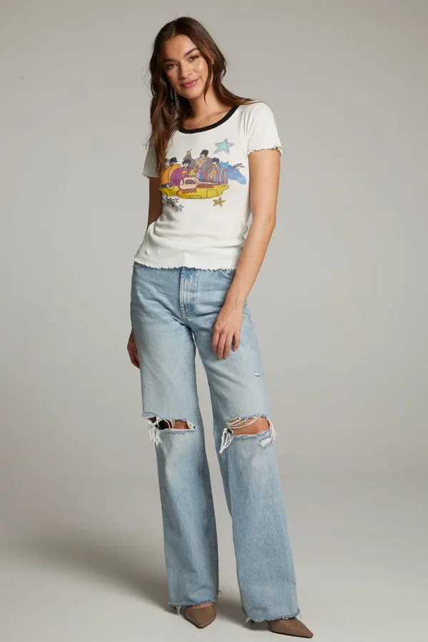 Cheap The Beatles Yellow Submarine Tee Women Loungewear | Graphics