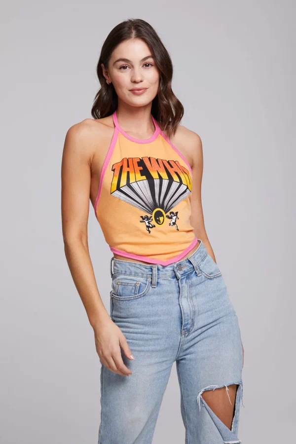Flash Sale The Who Keith Moon Wallflower Halter Top Women Loungewear | Music