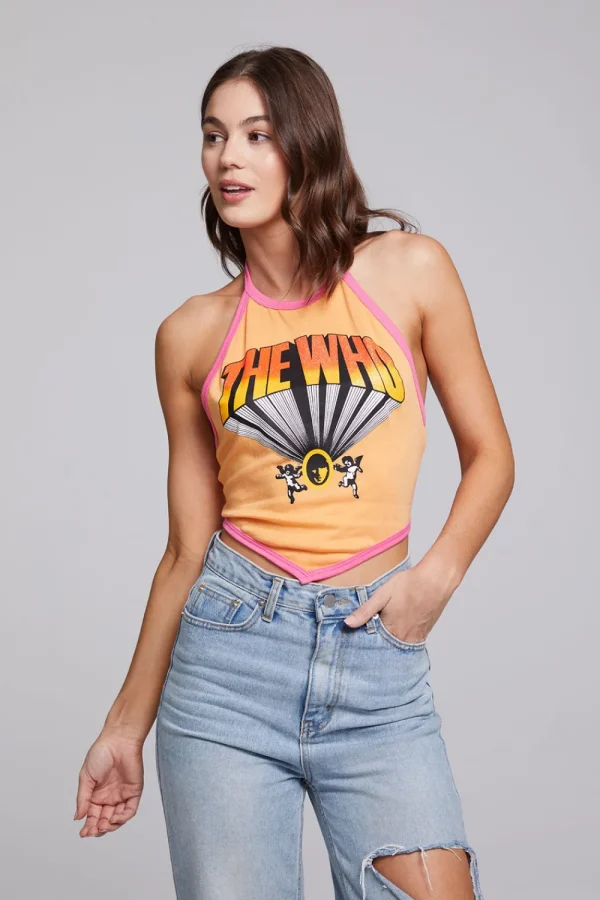 Flash Sale The Who Keith Moon Wallflower Halter Top Women Loungewear | Music
