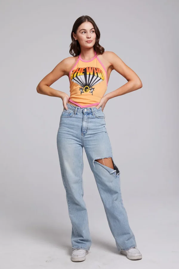 Flash Sale The Who Keith Moon Wallflower Halter Top Women Loungewear | Music