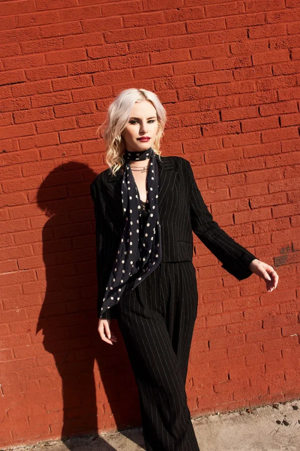 Best Sale Theo Beverly Pinstripe Trousers Women Loungewear | Bottoms