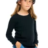 Best Thermal Long Sleeve Crew Neck Shirttail Tee With Kanga Pocket Kids/BOY Boys