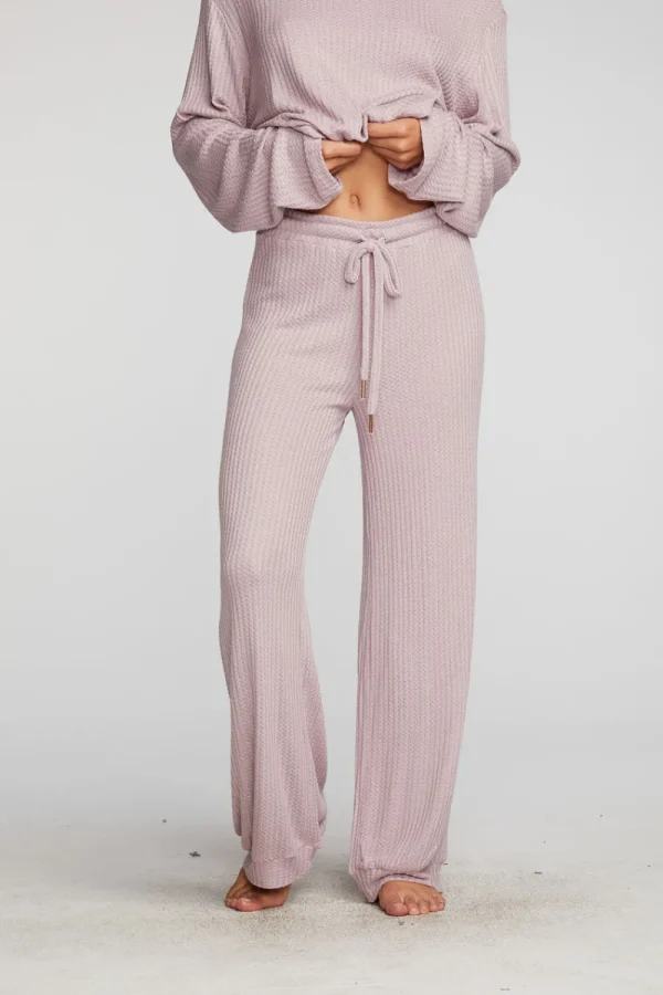Discount Thermal Waffle Blouson Hem Joggers Women Bottoms