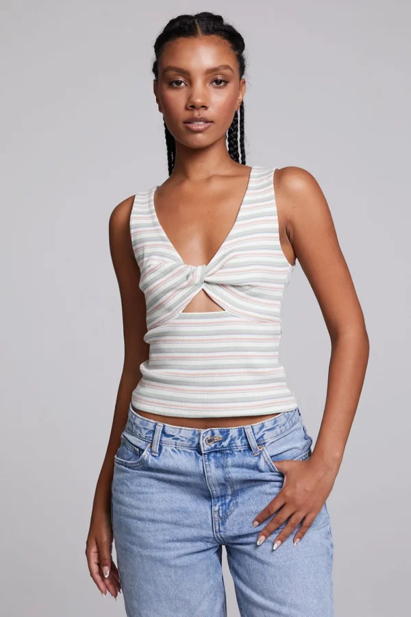 Fashion Tramonti Como Stripe Tank Top Women Loungewear | Tops