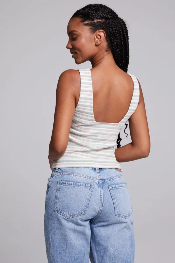 Fashion Tramonti Como Stripe Tank Top Women Loungewear | Tops