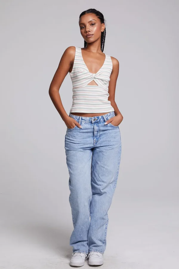 Fashion Tramonti Como Stripe Tank Top Women Loungewear | Tops