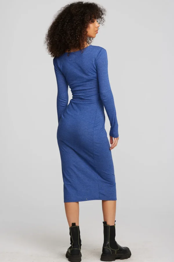 Sale Triblend Corset Wrap Midi Dress Women Dresses