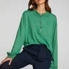 New Triblend Half Zip Pullover With Rib Women Loungewear | Tops