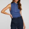 Flash Sale Triblend Rib Knit Button Down Tank Women Loungewear | Tops