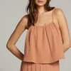 Fashion Tropical Bronze Top Women Loungewear | Tops