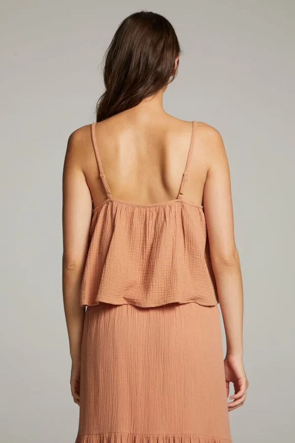 Fashion Tropical Bronze Top Women Loungewear | Tops