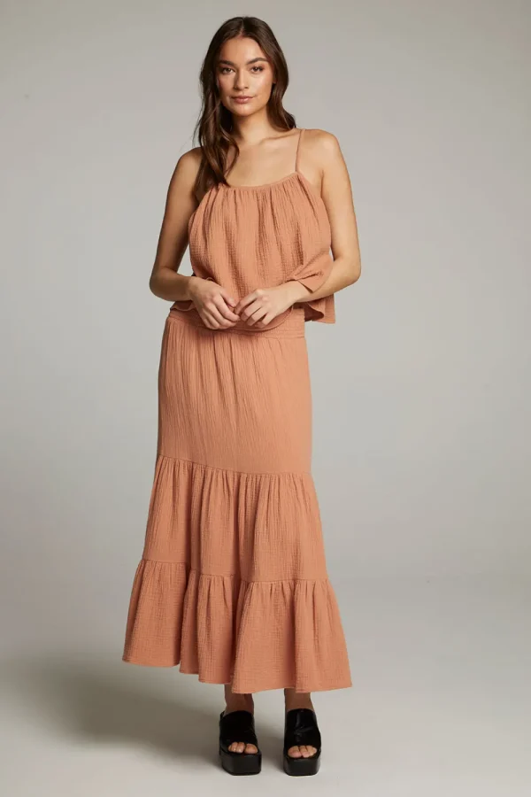 Fashion Tropical Bronze Top Women Loungewear | Tops