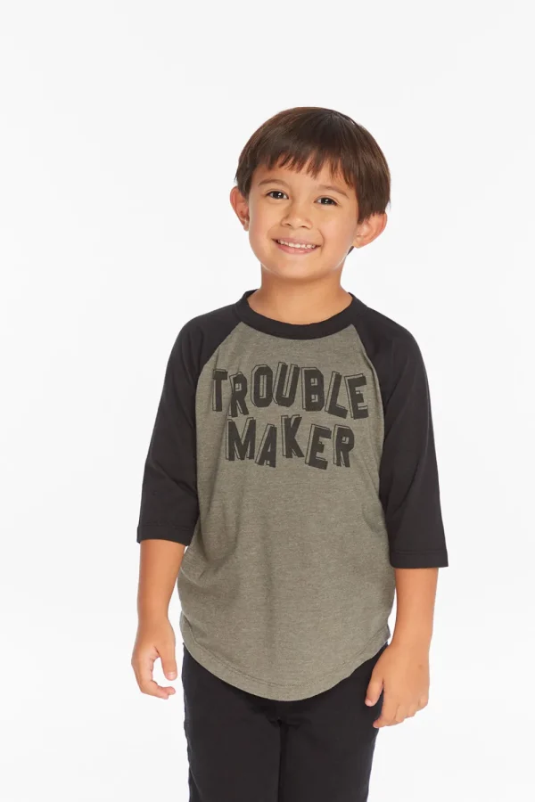 Clearance Trouble Maker Boys Baseball Tee Kids/BOY Boys