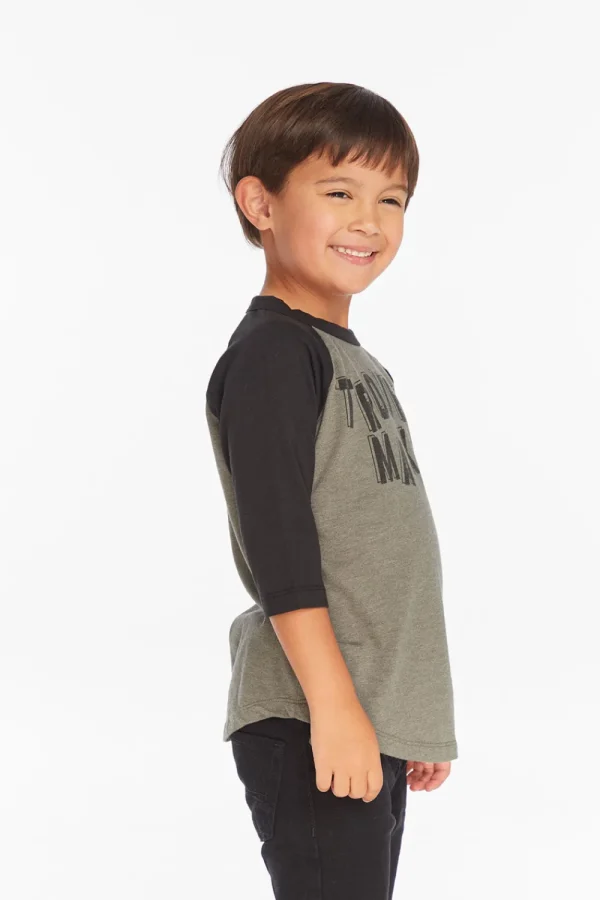 Clearance Trouble Maker Boys Baseball Tee Kids/BOY Boys