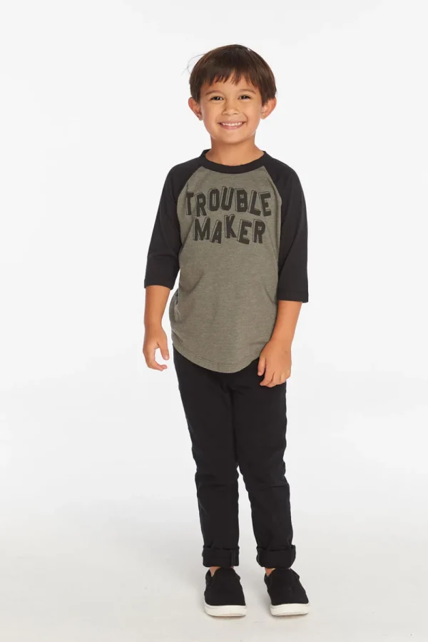 Clearance Trouble Maker Boys Baseball Tee Kids/BOY Boys