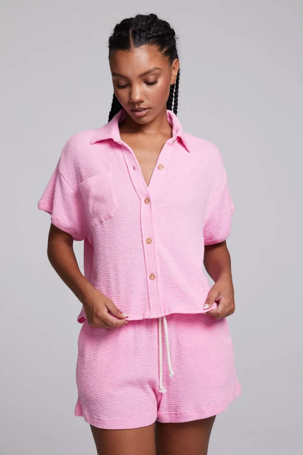 Hot Valentina Rosewater Button Down Women Loungewear | Tops