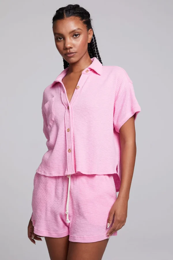 Hot Valentina Rosewater Button Down Women Loungewear | Tops