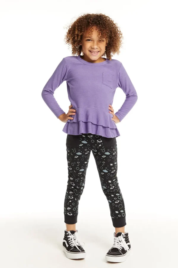 Flash Sale Veronica Purple Long Sleeve Tee Kids Girls