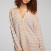 New Vibe Fairfax Stripe Cardigan Women Outerwear | Tops