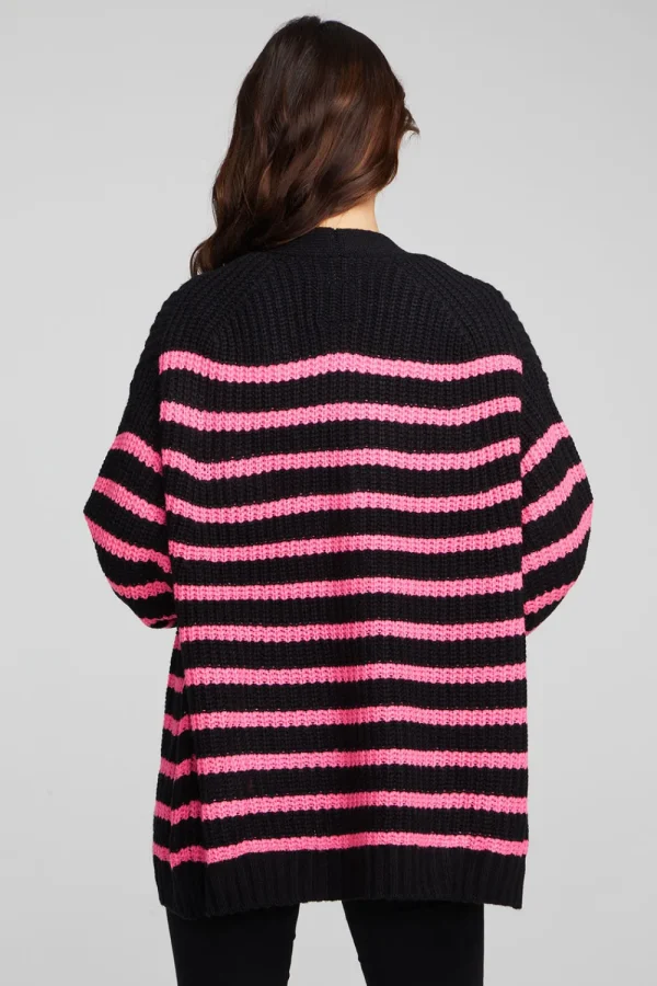 Store Vibe Melrose Stripe Cardigan Women Outerwear | Loungewear