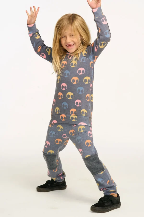 New Vintage Fleece Skull Candy Pant Kids/BOY Boys