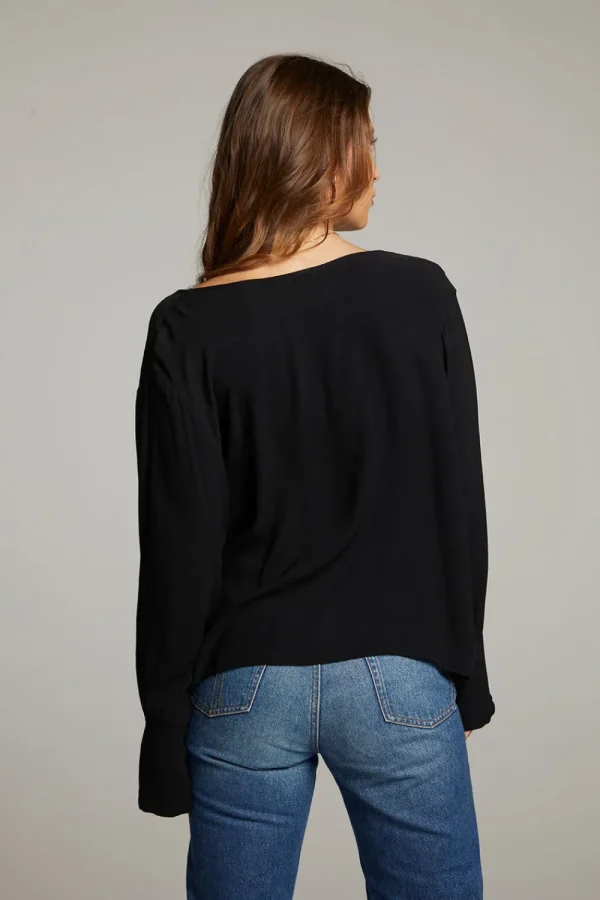 Discount Warren Licorice Blouse Women Loungewear | Tops