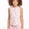 Store Watermelon Heaven Girls Vintage Jersey Shirttail Muscle Kids Girls