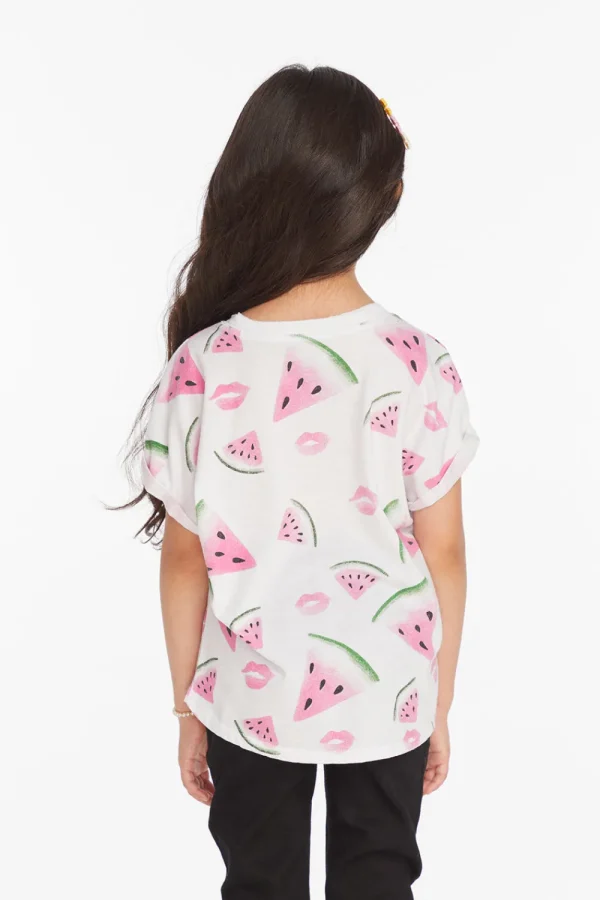 Clearance Watermelon Lips Girls Tee Kids Girls