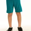 Best Sale Welt Lake Green Pocket Short Kids/BOY Boys