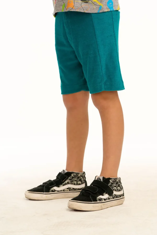 Best Sale Welt Lake Green Pocket Short Kids/BOY Boys