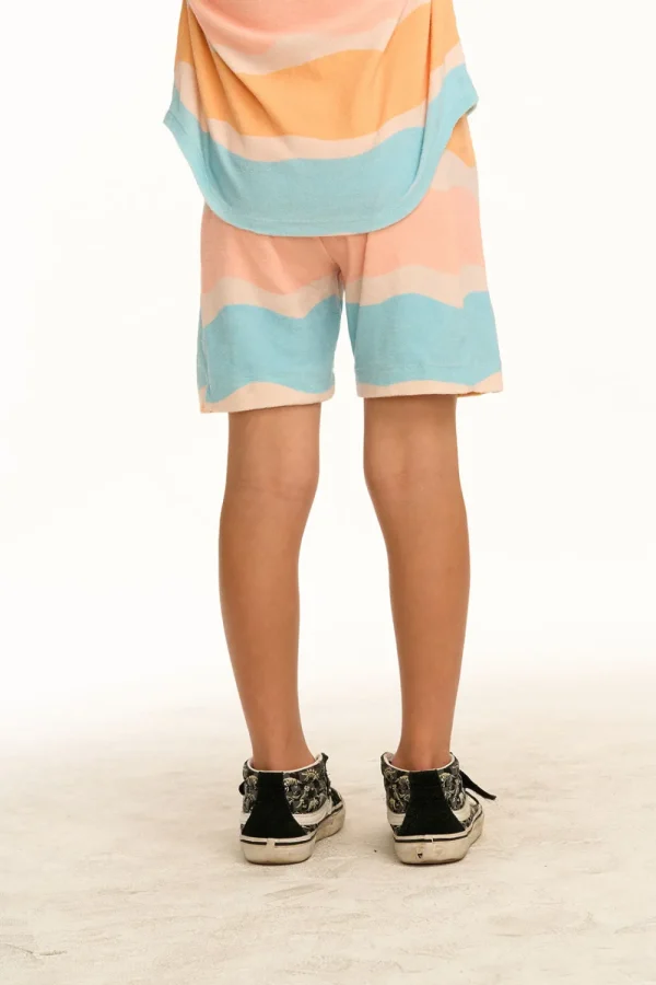 New Welt Wavy Stripe Pocket Shorts Kids/BOY Boys