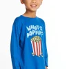 Clearance Whats Poppin' Boys Long Sleeve Crew Neck Tee Kids/BOY Boys
