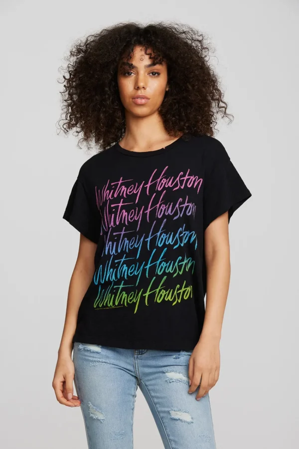 Cheap Whitney Houston - Gradient Script Women Loungewear | Music