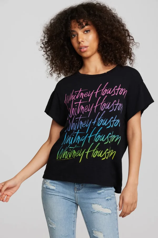 Cheap Whitney Houston - Gradient Script Women Loungewear | Music