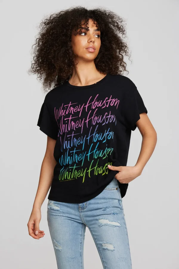 Cheap Whitney Houston - Gradient Script Women Loungewear | Music