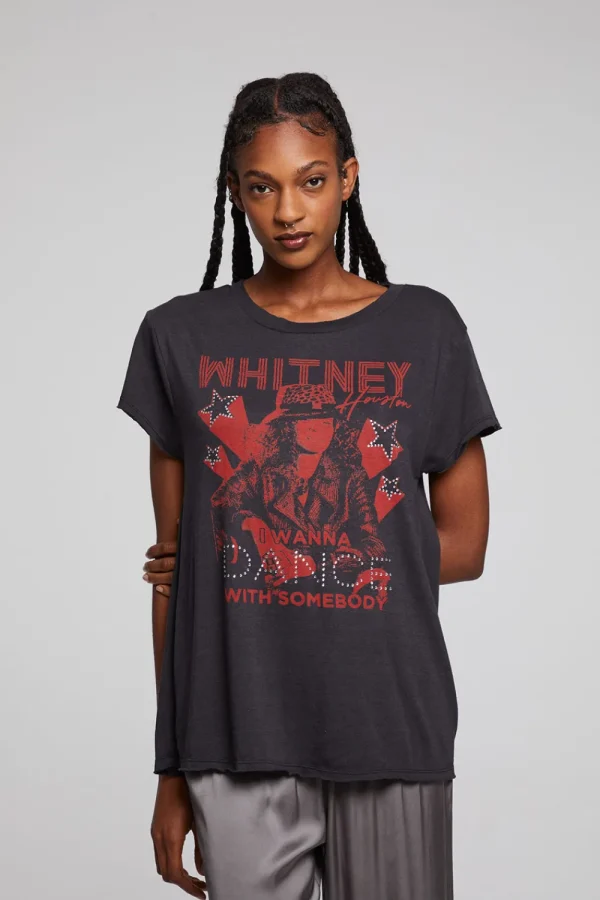 Shop Whitney Houston I Wanna Dance With Somebody Tee Women Loungewear | Music