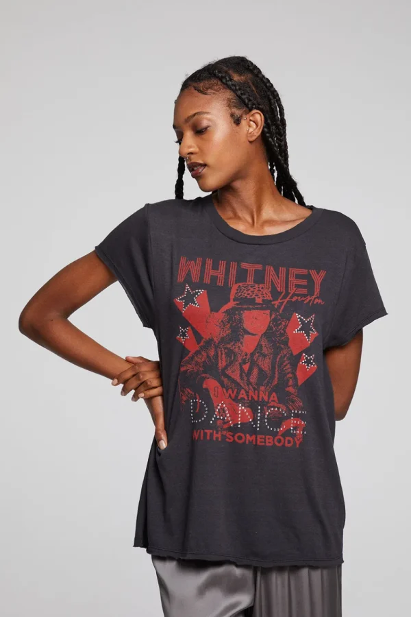Shop Whitney Houston I Wanna Dance With Somebody Tee Women Loungewear | Music