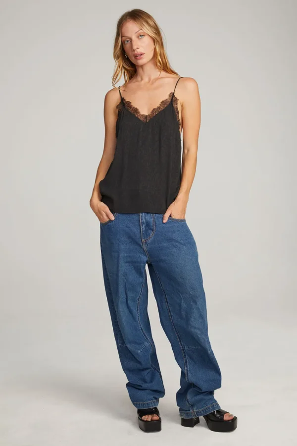 Best Wilder Licorice Tank Women Loungewear | Tops