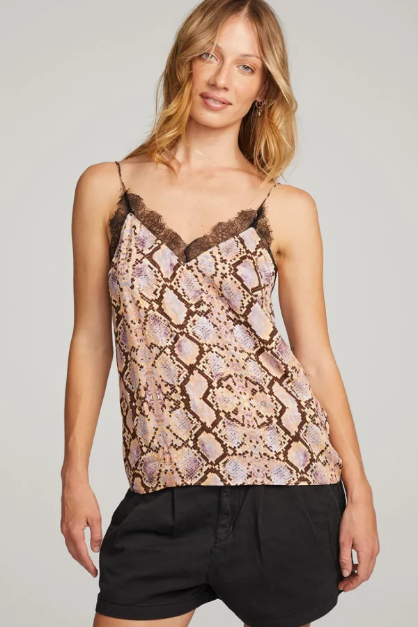 New Wilder Python Print Tank Women Loungewear | Tops