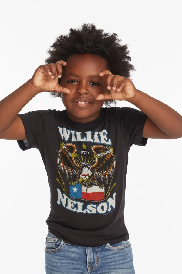 Clearance Willie Nelson Born For Trouble Boys Tee Women/Kids/BOY Boys | Music